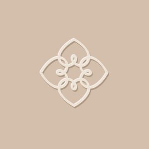 Heart logo design icon, luxury jewelry vector illustration. Expensive floral diamond icon.	
