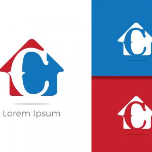 C. C monogram logo. C letter logo design vector illustration template. C logo vector.