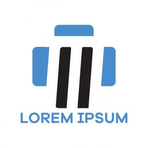 M letter logo design. Letter m in medical plus vector illustration.	