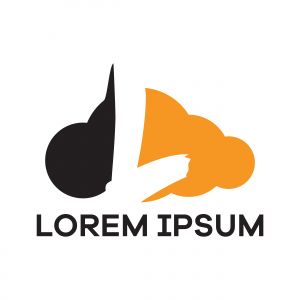 L letter logo design, Letter L in Sky shape vector illustration	