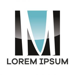M letter logo design, Letter M in beautiful shape vector illustration	