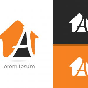 A Logo, A Logo Design, Initial A Logo, Circle A Logo, Real Estate Logo, Letter A Logo,