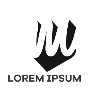 M letter logo design, Letter M in beautiful shape vector illustration	