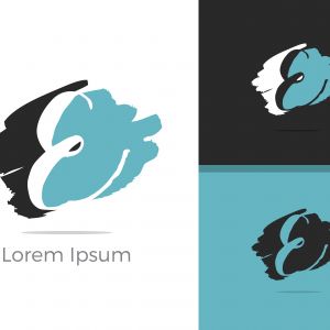 E. E monogram logo. E letter logo design vector illustration template. E logo vector.