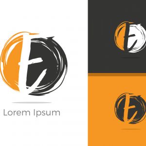 E. E monogram logo. E letter logo design vector illustration template. E logo vector.