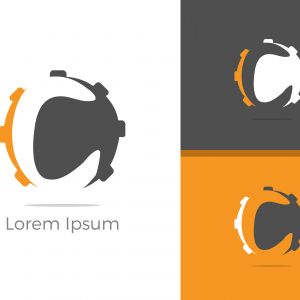 C. C monogram logo. C letter logo design vector illustration template. C logo vector.
