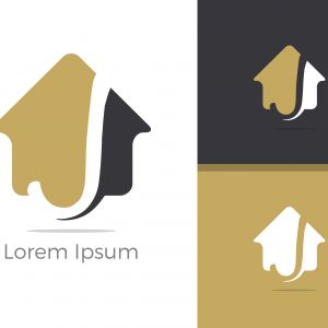 J. J monogram logo. J letter logo design vector illustration template.