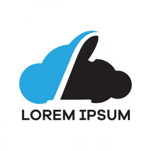 L letter logo design, Letter L in Sky shape vector illustration	