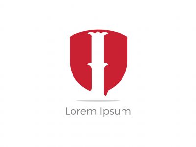 I Letter Logo Design. Letter I Logo Design with Hexagon. I Logo vector, Icon design,