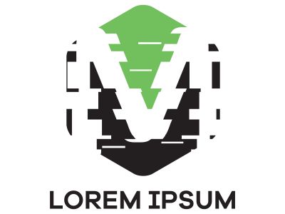 M letter logo design. Letter m in hexagonal shape vector illustration.	