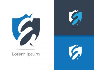 E. E monogram logo. E letter logo design vector illustration template. E logo vector.