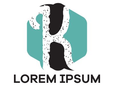 K letter logo design. Letter k in hexagonal shape vector illustration.	