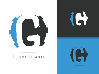 H logo. H monogram logo. H letter logo design vector illustration template. H logo vector.