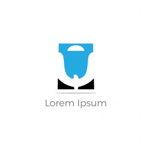 Shopping bag logo design, bird in hand bag vector, travel agency logo design.