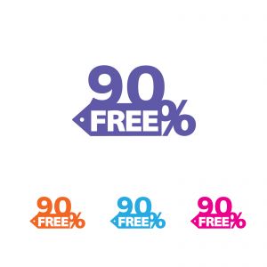 Mega Sale vector design. Christmas sale illustration, gift boxes for discount offer,	