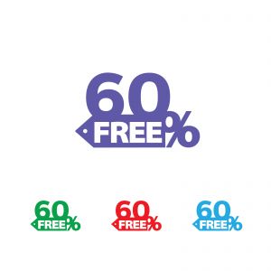 Mega Sale vector design. Christmas sale illustration, gift boxes for discount offer,	