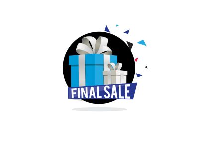 Mega Sale vector design. Christmas sale illustration, gift boxes for discount offer vector design.	