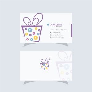 Gift Shop Logo, present, prize, gift box vector	