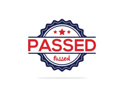 passed stamp. passed square grunge sign. passed