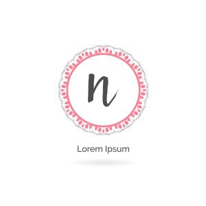 Cosmetic N letter logo design. Luxury hotel letter n vector monogram. high fashion brand icon.