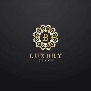 Luxury letter B monogram vector logo design. mandala and ornamental illustration. Cosmetics and beauty products icon.