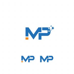 IMP letter vector, mp medical logo design illustration.