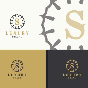 Luxury letter S monogram vector logo design. mandala and ornamental illustration. Cosmetics and beauty products icon.