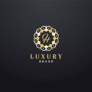 Luxury letter H monogram vector logo design. mandala and elegant logo. Letter H in floral and flower style circle,
