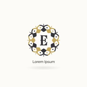 Golden J letter logo design. Luxury letter j monogram. Cosmetics and beauty product mandala illustration.	