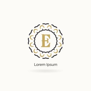 Golden J letter logo design. Luxury letter j monogram. Cosmetics and beauty product mandala illustration.	