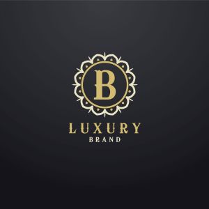 Luxury letter B monogram vector logo design. mandala and ornamental illustration. Cosmetics and beauty products icon.