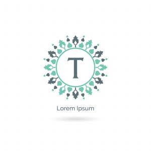 Beauty, Spa and Salon letter T vector icon design. Luxury T letter logo. Vector illustration decorative and ornamental monogram.