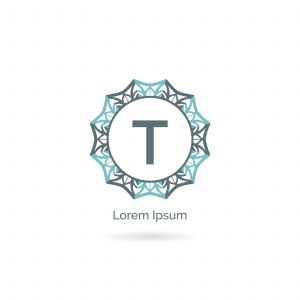 Beauty, Spa and Salon letter T vector icon design. Luxury T letter logo. Vector illustration decorative and ornamental monogram.