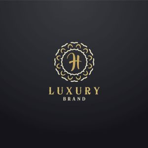 Luxury letter H monogram vector logo design. mandala and elegant logo. Letter H in floral and flower style circle,