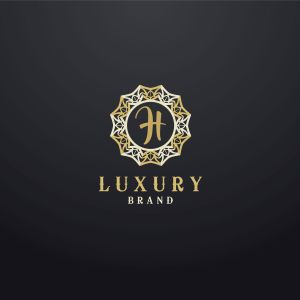 Luxury letter H monogram vector logo design. mandala and elegant logo. Letter H in floral and flower style circle,