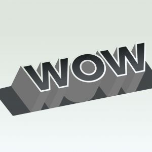 WOW, explosion effect icon. Simple illustration of WOW, explosion effect vector icon for web