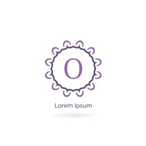O letter logo design. Cosmetic and beauty brand letter o vector monogram. decorative lace style circle illustration..