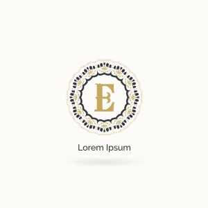 Golden J letter logo design. Luxury letter j monogram. Cosmetics and beauty product mandala illustration.	
