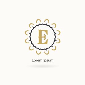 Golden J letter logo design. Luxury letter j monogram. Cosmetics and beauty product mandala illustration.	