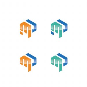 IMP letter vector, MP medical logo design illustration. IP icon.	