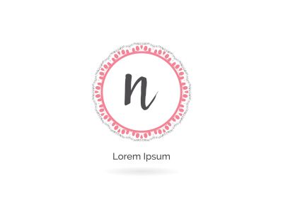 Cosmetic N letter logo design. Luxury hotel letter n vector monogram. high fashion brand icon.