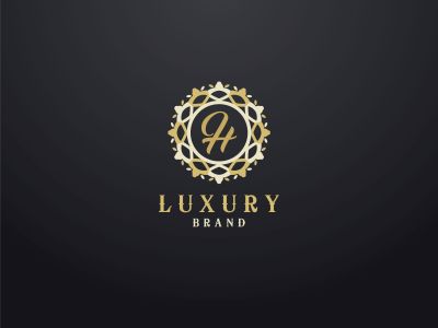 Luxury letter H monogram vector logo design. mandala and elegant logo. Letter H in floral and flower style circle,