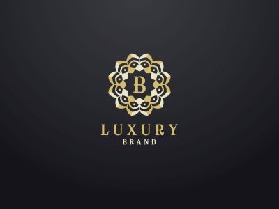 Luxury letter B monogram vector logo design. mandala and ornamental illustration. Cosmetics and beauty products icon.