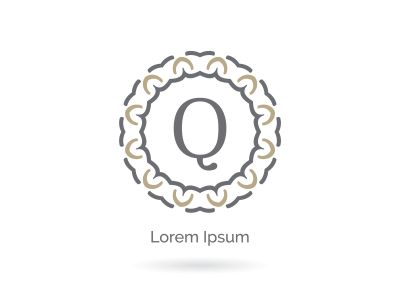 Cosmetic and Beauty brand letter Q logo design. Luxury Q letter vector monogram