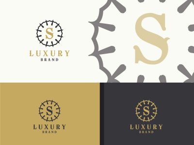 Luxury letter S monogram vector logo design. mandala and ornamental illustration. Cosmetics and beauty products icon.
