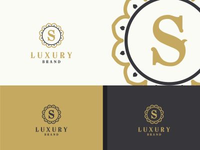 Luxury letter S monogram vector logo design. mandala and ornamental illustration. Cosmetics and beauty products icon.