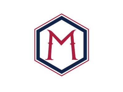 T Letter colorful logo in the hexagonal. Polygonal letter T	