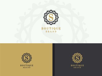 Luxury letter S monogram vector logo design. mandala and ornamental illustration. Cosmetics and beauty products icon.