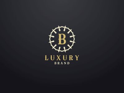 Luxury letter B monogram vector logo design. mandala and ornamental illustration. Cosmetics and beauty products icon.
