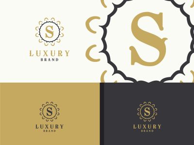 Luxury letter S monogram vector logo design. mandala and ornamental illustration. Cosmetics and beauty products icon.